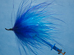 Marabou Spey fly, purple/blue/light blue